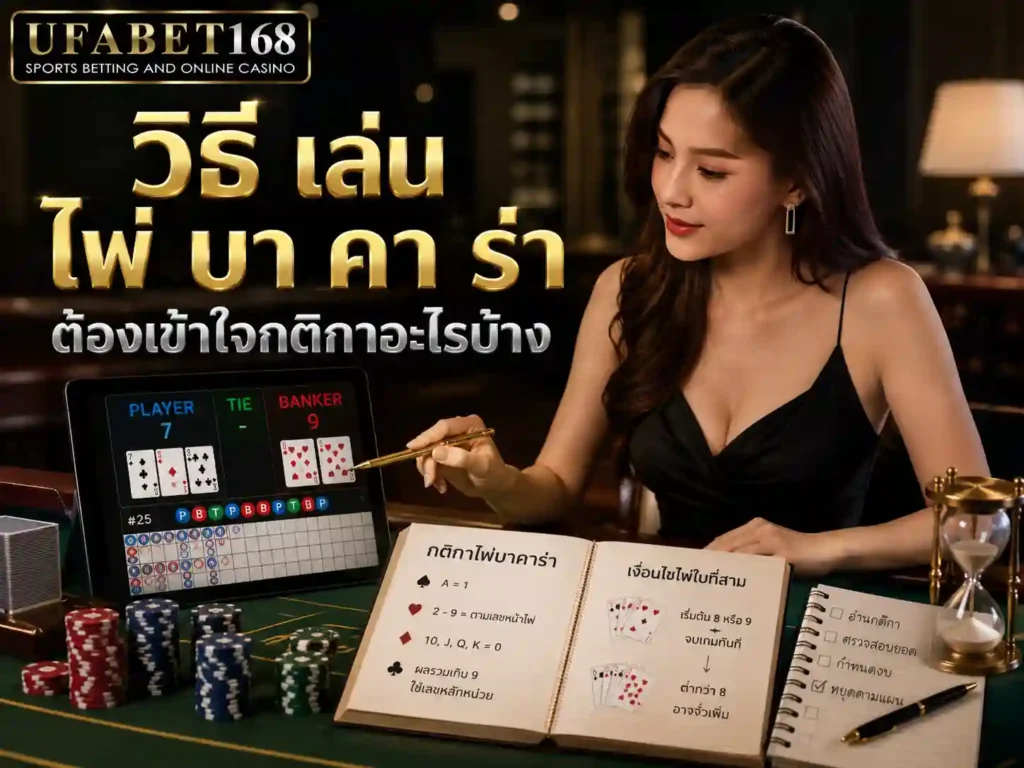 วิธี เล่น ไพ่ บา คา ร่า